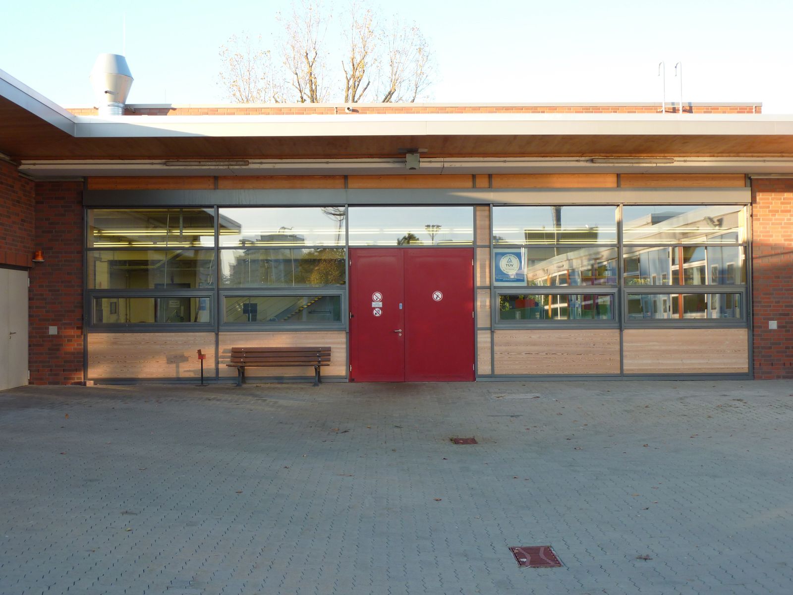 Eingang der Werkstatt